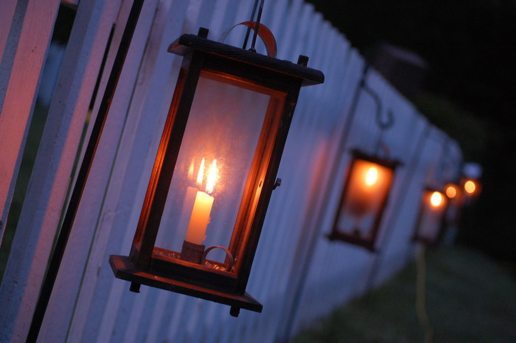 Lanterns at Washington Crossing Historic Park
