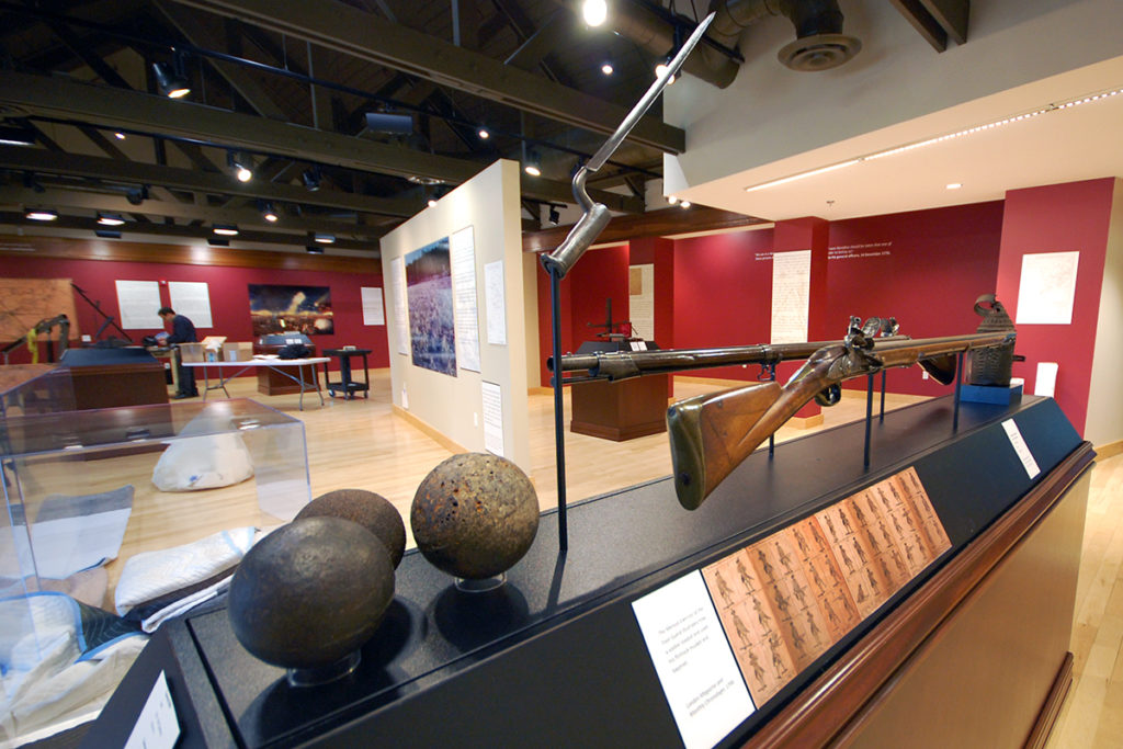 Exhibit at Washington Crossing Historic Park, Pennsylvania