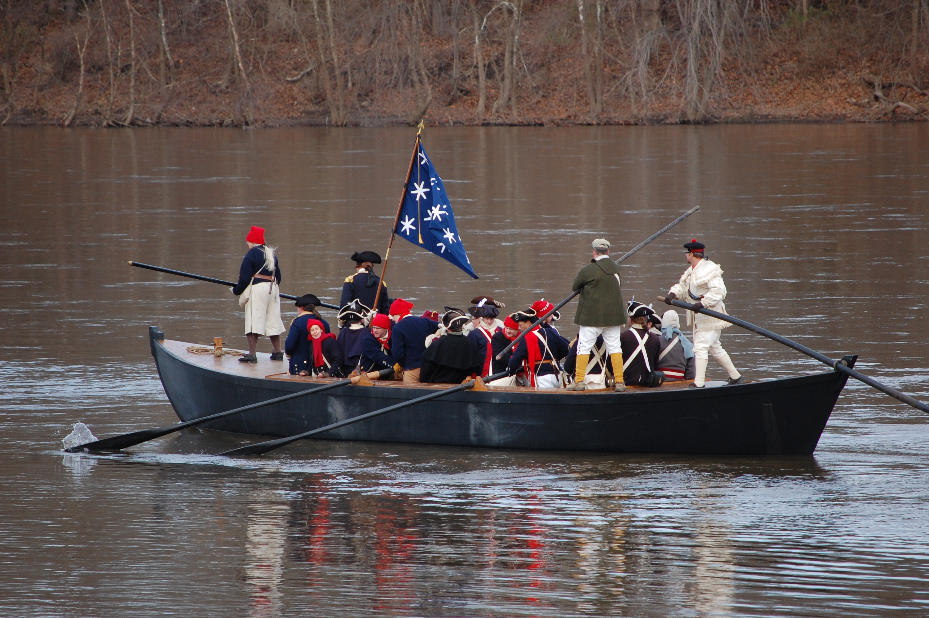 First Crossing of 2019 Washington Crossing Historic Park