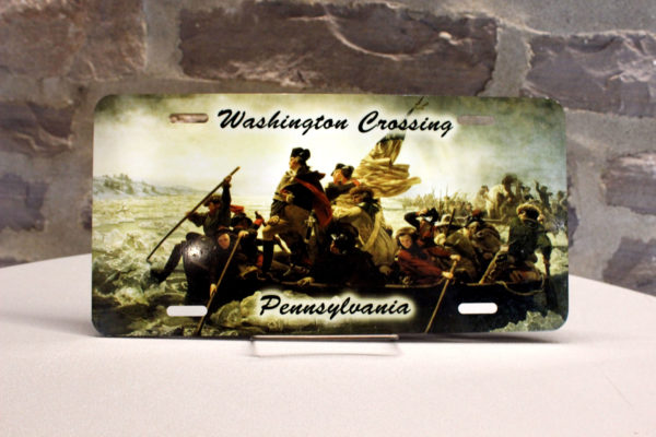 Washington Crossing License Plate